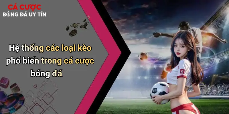 Hệ thống các loại kèo phổ biến trong cá cược bóng đá