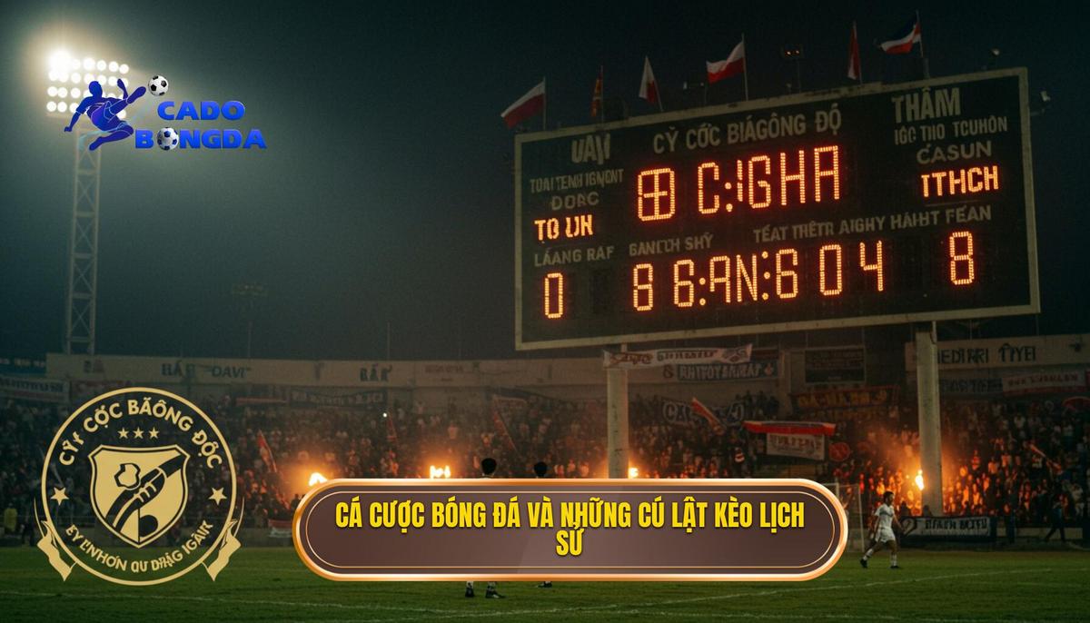 Cá cược bóng đá và những cú lật kèo lịch sử