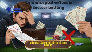 những sai lầm thường gặp khi cá cược bóng đá