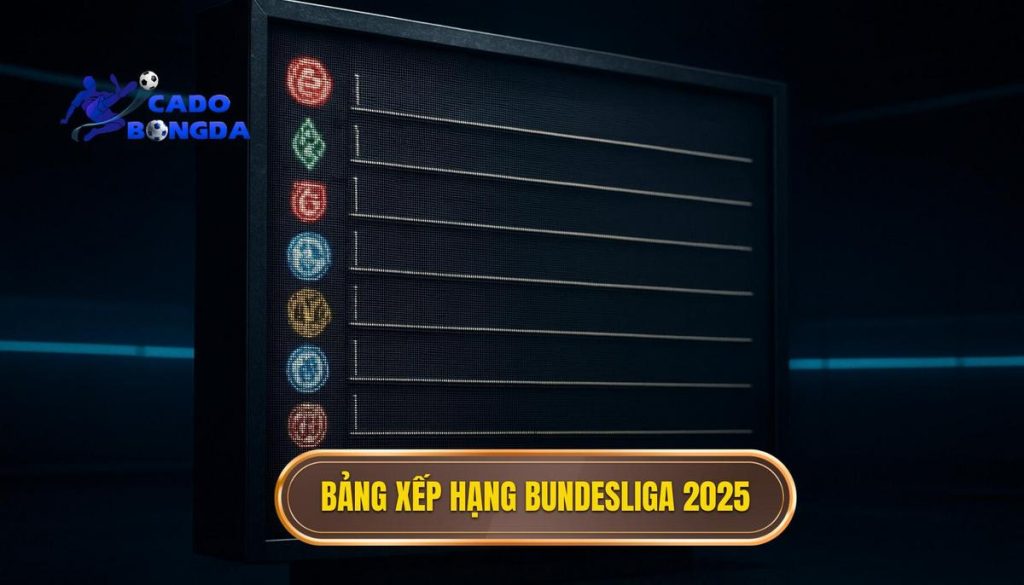 Bảng xếp hạng Bundesliga 2025