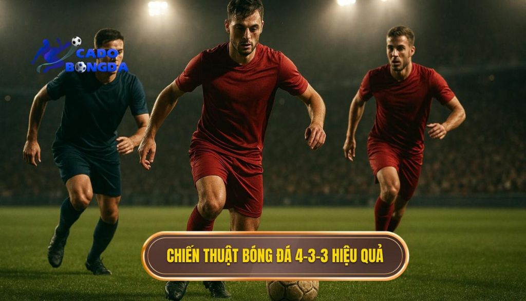 Chiến thuật bóng đá 4-3-3 hiệu quả
