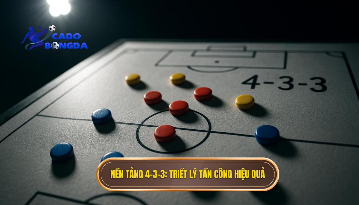 Nền tảng của 4-3-3_ Triết lý tấn công tổng lực