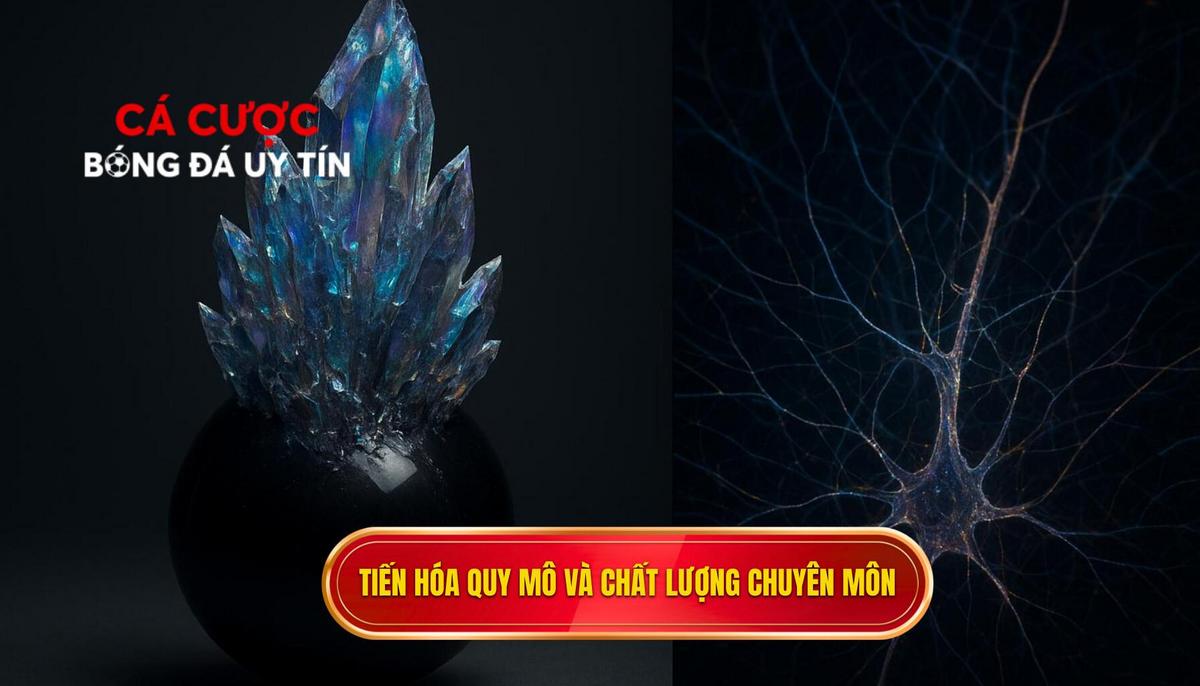 Sự tiến hóa vượt bậc về quy mô và chất lượng chuyên môn