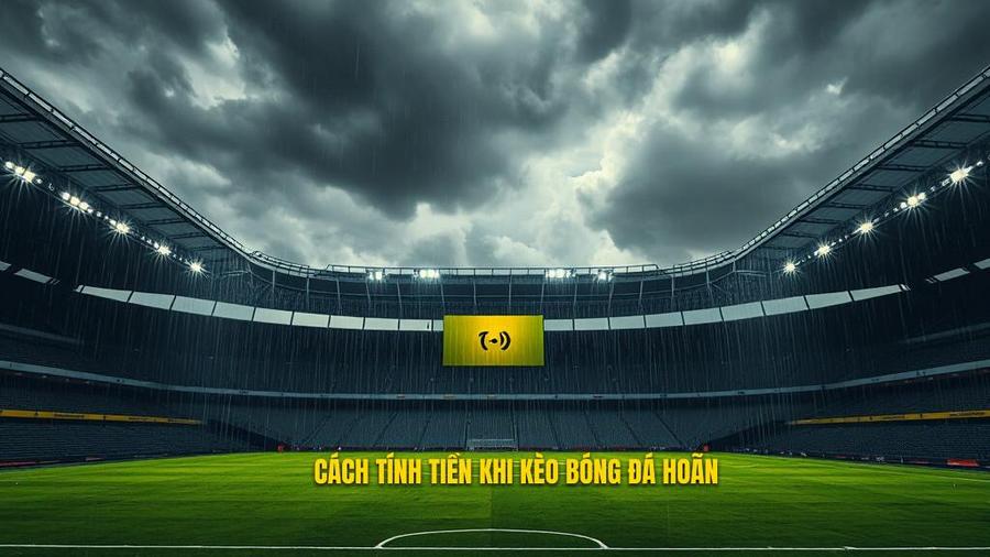 Cách tính tiền khi kèo bóng đá bị hoãn cho từng loại kèo cụ thể