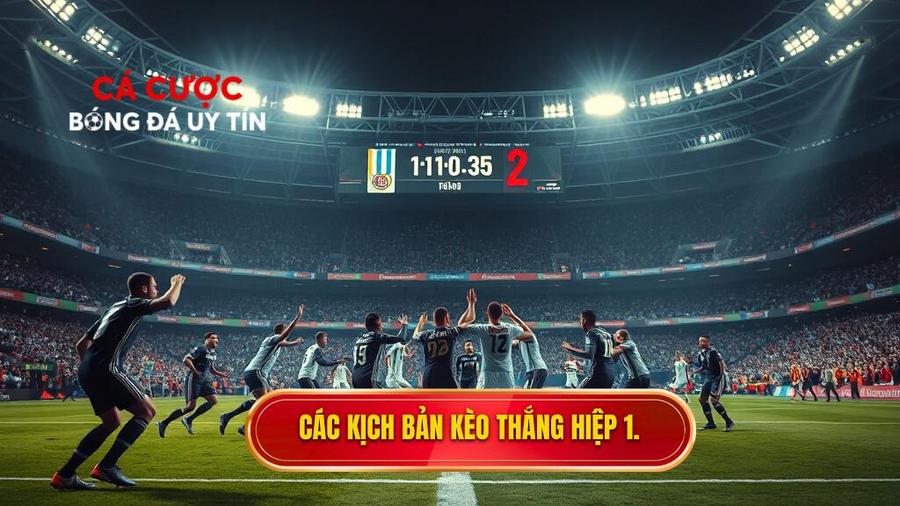 Các kịch bản trong kèo thắng hiệp 1 thắng cả trận